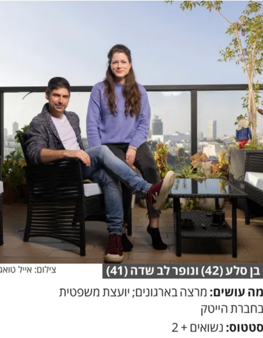 ראיון בדה מרקר, קינן ראובני מראיין את בן סלע ונופר לב שדה על החיים בת"א, איך אפשר לעוף על החיים גם כשדברים משתבשים, איך לראות את הטוב ולהנות מהיום יום